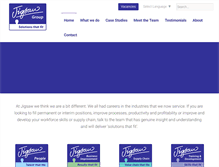 Tablet Screenshot of jigsawbusinessgroup.com